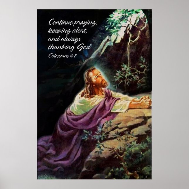 Beten 1 drucken poster (Vorne)
