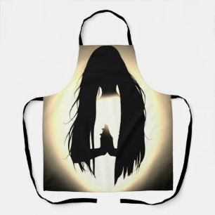 Beten Frau Silhouette – Faith & Grace Design Schürze