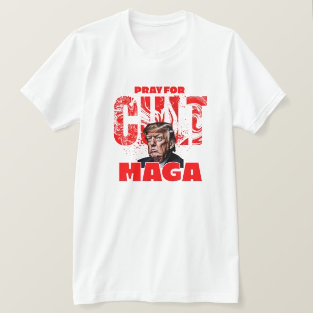 Beten für Cult MAGA T-Shirt (Design vorne)
