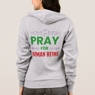 Beten für das menschliche Wesen Hoodie