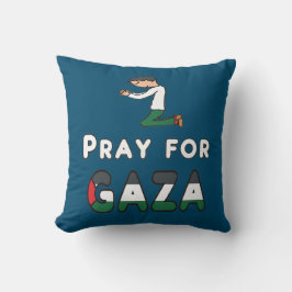 Beten für Gaza Kissen