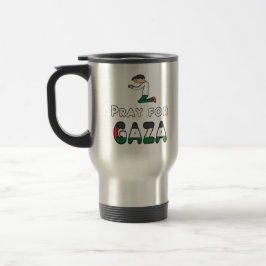Beten für Gaza Reisebecher