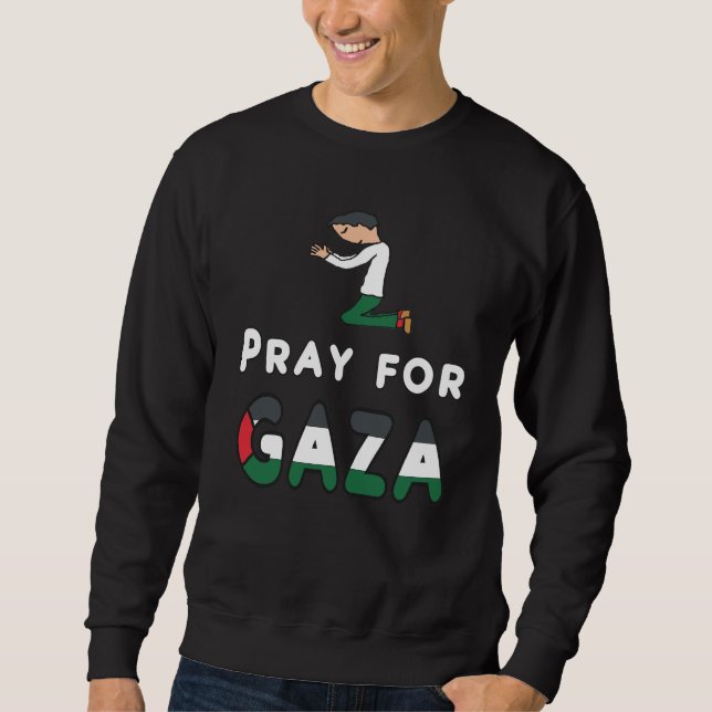 Beten für Gaza Sweatshirt (Vorderseite)