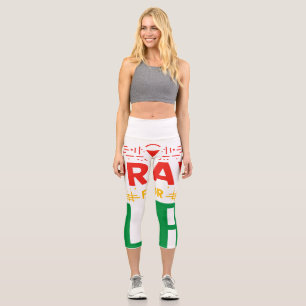 Beten für LA ・ Gebet für Los Angeles-Keule Capri Leggings