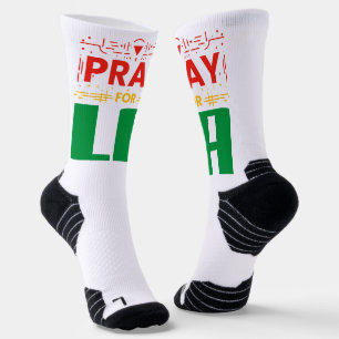 Beten für LA ・ Gebet für Los Angeles-Keule Socken