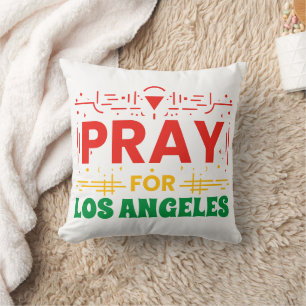Beten für Los Angeles: Solidarität mit LA Kissen