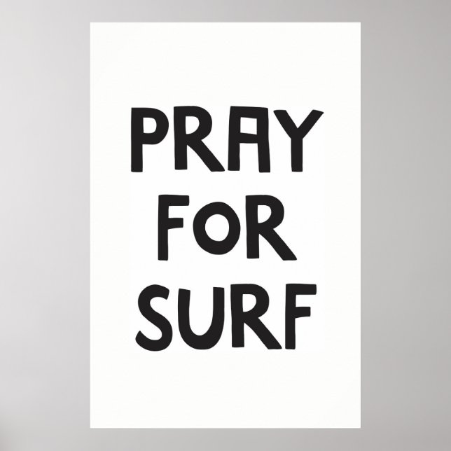 Beten für Surf Poster (Vorne)