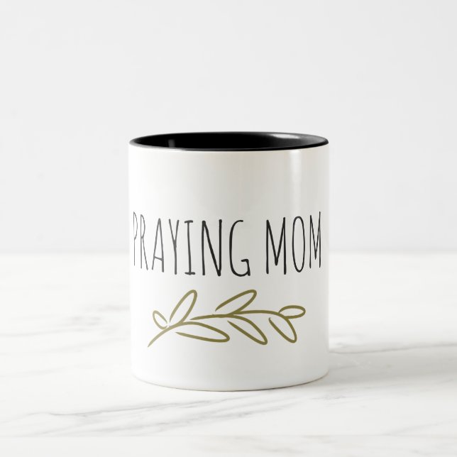 Beten Mama Zwei Tone Kaffee Tasse (Mittel)
