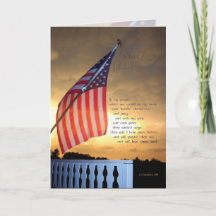 Beten Sie bescheiden Karte