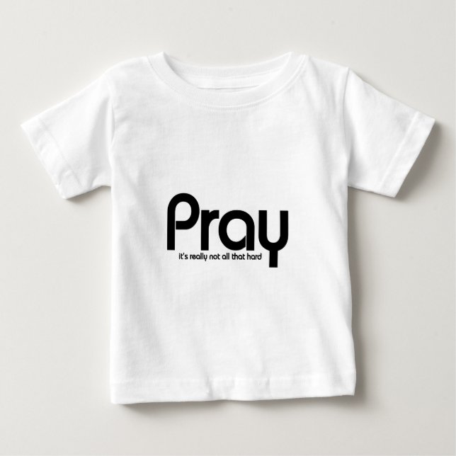 Beten Sie Christlich Baby T-shirt (Vorderseite)