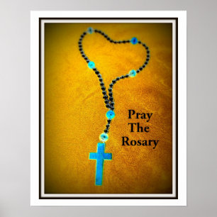 Beten Sie die Rosary Poster