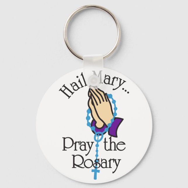 Beten Sie die Rosary Schlüsselanhänger (Vorderseite)