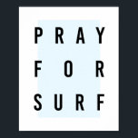 Beten Sie die Surfbox Blue Poster<br><div class="desc">Beten Sie die Surfbox Blue</div>