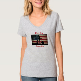 Beten Sie für Amerika T-Shirt