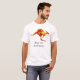 Beten Sie für Australien Kangaroo Flamme Brush Brä T-Shirt (Vorne ganz)