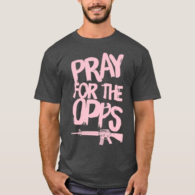 Beten Sie für die Opps T-Shirt (Vorderseite)