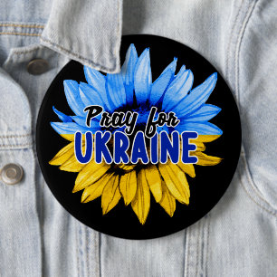 Beten Sie für die Ukraine-Schaltfläche Button
