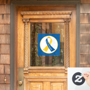 Beten Sie für die Unterstützung für die Ukraine Fensteraufkleber