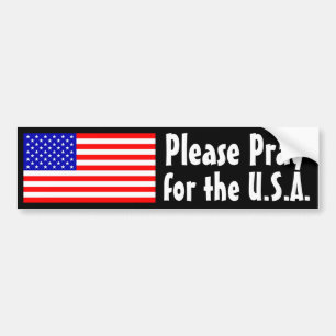 Beten Sie für die USA Autoaufkleber