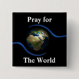 Beten Sie für die Welt Button