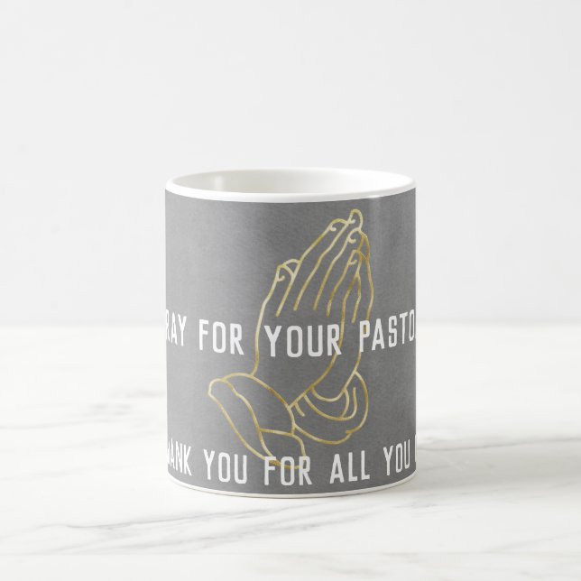 Beten Sie für Ihr Pastorat Kaffeetasse (Mittel)