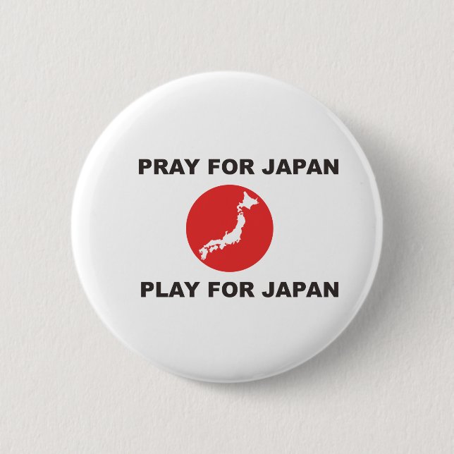 BETEN SIE FÜR JAPAN, SPIEL FÜR JAPAN BUTTON (Vorderseite)