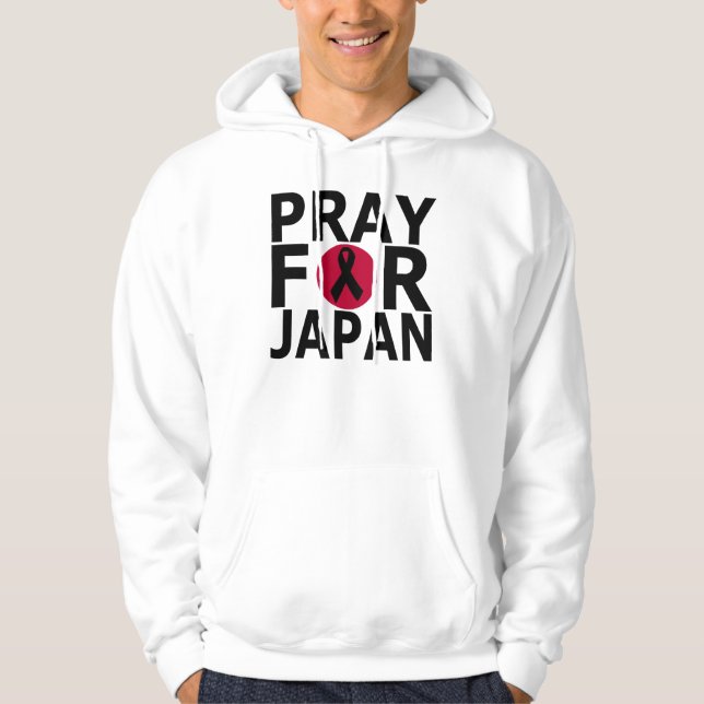 Beten Sie für JapanHoodie Hoodie (Vorderseite)