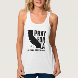 Beten Sie für LA California 2025 Frauen mit Waldbr Tank Top
