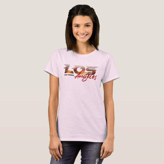 Beten Sie für Los Angeles | Damen T-Shirt (Vorne ganz)