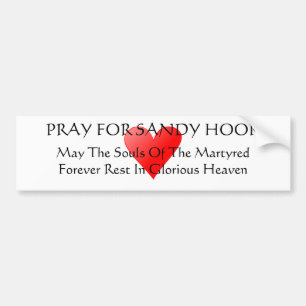 BETEN SIE FÜR SANDY, DIE HAKEN DIE SOULE VON… K AUTOAUFKLEBER
