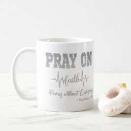Beten Sie mit Bibelverse Christlich auf Zitat Kaffeetasse