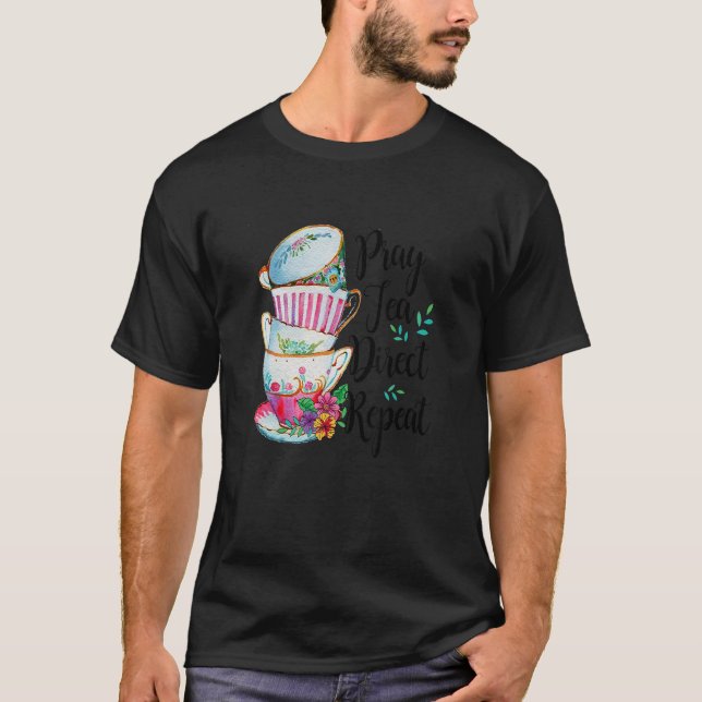 Beten Sie Tea Direct Wiederholung klassische Gespr T-Shirt (Vorderseite)