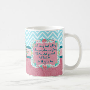 Beten Sie über alles Dana-Tasse Kaffeetasse