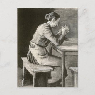 Betende Frau, Vincent van Gogh Postkarte