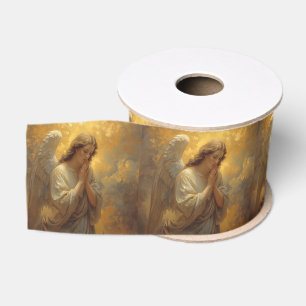 Betender Engel - Religiöse Anlässe Golden Ripsband