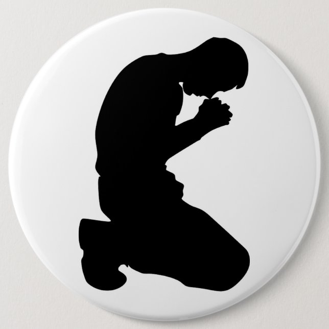 BETENDER MANN BUTTON (Vorderseite)