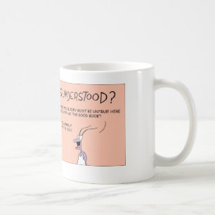 Betender Mantis und das gute Buch Kaffeetasse