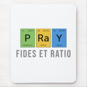 Betet—Fides et Ratio (Glaube und Vernunft) Mousepad