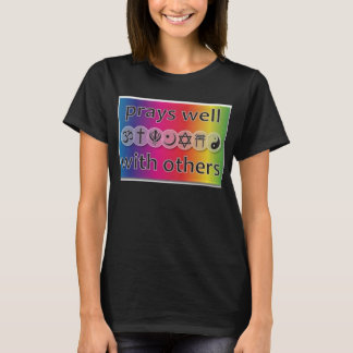 Betet gut mit anderen erstklassigen Qualitäts-T - T-Shirt