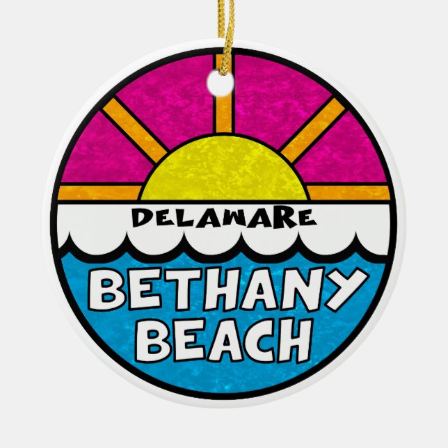 Bethany Beach Delaware Keramik Ornament (Vorne)