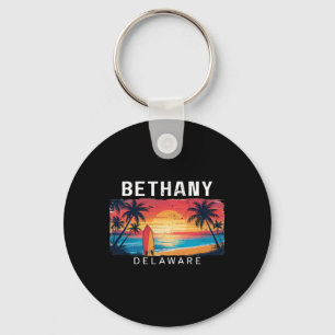 Bethany Beach Delaware Männer Frauen Surfen Schlüsselanhänger