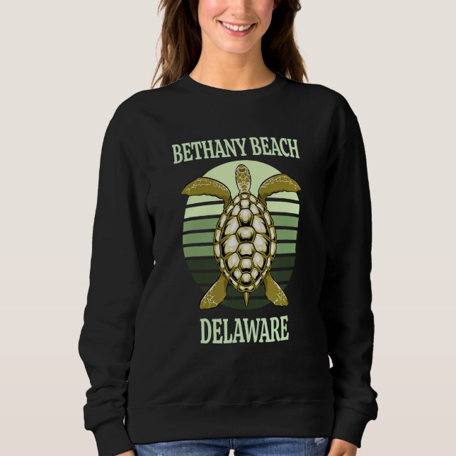 Bethany Beach Delaware Sea Turtle Sweatshirt (Vorderseite)