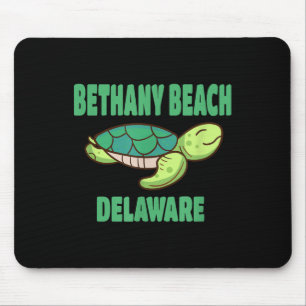 Bethany Beach Delaware Sea Turtle Themed Mousepad