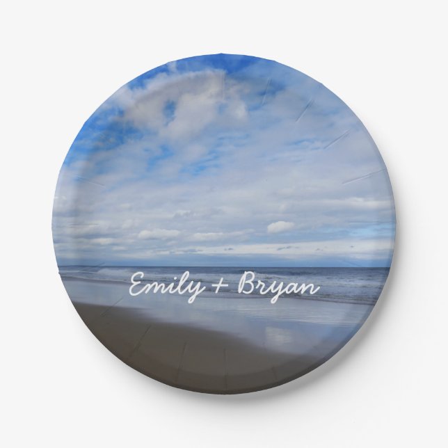 Bethany Beach I Pappteller (Vorderseite)