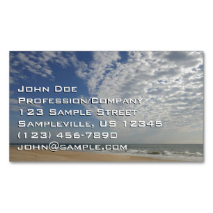 Bethany Beach II Magnetische Visitenkarte