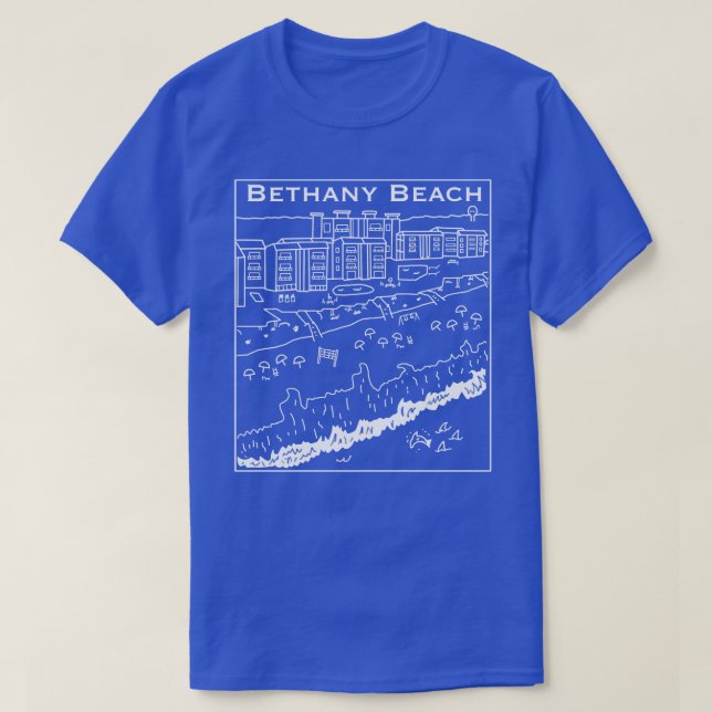 Bethany Beach Ocean View TShirt (Design devant)