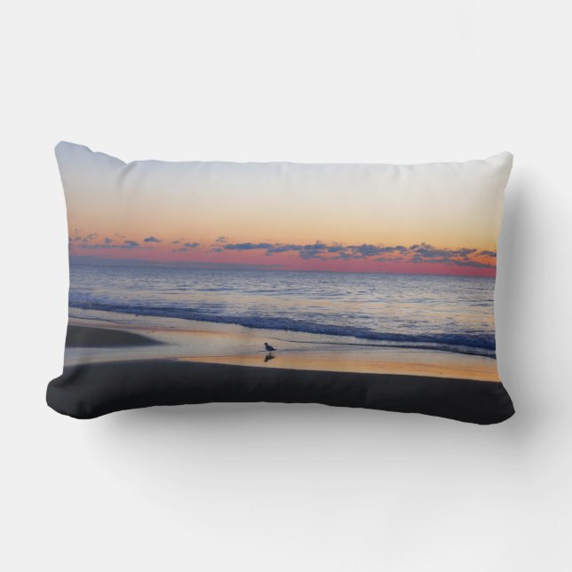 Bethany Beach Sunrise I Lendenkissen (Vorderseite)