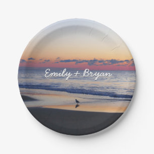 Bethany Beach Sunrise I Pappteller