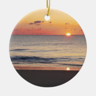 Bethany Beach Sunrise II Keramik Ornament