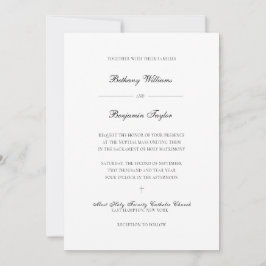 Bethany katholische Hochzeitseinladungen mit UAWG Einladung